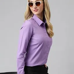 english navy Women Regular Fit Shirt-picture-16