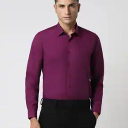 Men Slim Fit Shirt with Patch Pocket-image-26