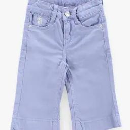 Girls Bootcut Jeans with Logo Embroidery-image-59