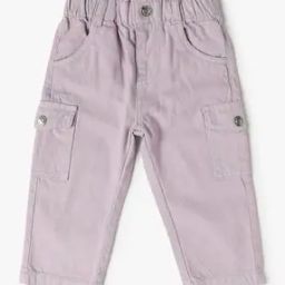 Girls Regular Fit Cargo Trousers-image-32