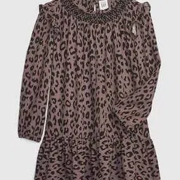 gap kids Animal Print Smocked A-Line Dress-picture-46