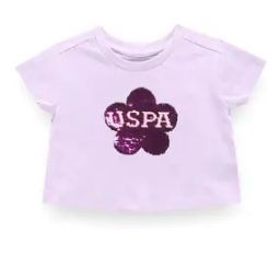 Girls Embellished Regular Fit Round-Neck T-Shirt-image-74