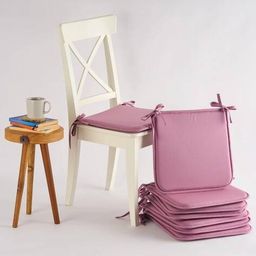 skanda fab Set of 8 Square Foam Chair Pads image 1