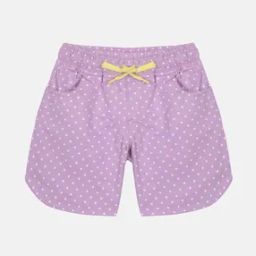 Polka-Dot Print Shorts with Insert Pockets-picture-51