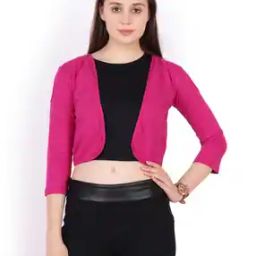 Open-Front Shrug with Cutout-picture-14