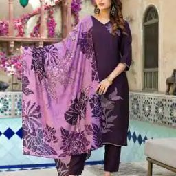 Women Embroidered Straight Kurta with Pants & Dupatta-image-58
