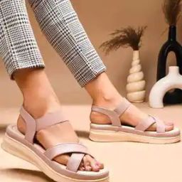 Women Open-Toe Sling-Back Platforms -image-1