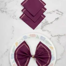 Set of 4 Embroidered Napkins-33
