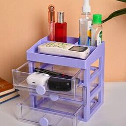 Rectangular Plastic 3-Layer  Drawer-2