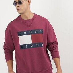 tommy hilfiger Men Brand Print Regular Fit Crew-Neck Sweatshirt-picture-9