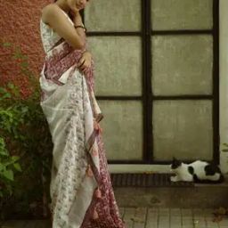 Women Cotton Saree-image-6