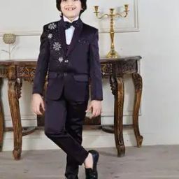 Boys Embellished Suit Set-picture-39
