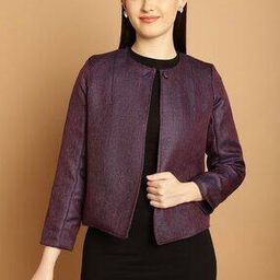 Women Regular Fit Front-Open Jacket-51