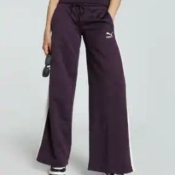 Women Relaxed Fit Straight Track Pants-image-24