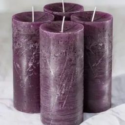 Set of 4 Scented Pillar Candles-image-87