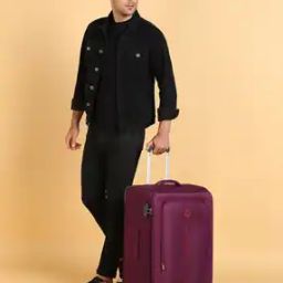 Caracas Polyester Softcase Trolley Luggage with Spinner Wheels & TSA Lock - Large-picture-13