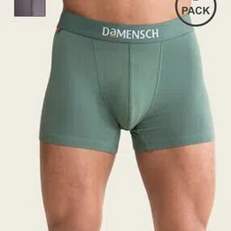 Pack of 2 Trunks with Elasticated Waist-image-33