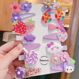 Set of 14 Embellished Hair Clips-image-14