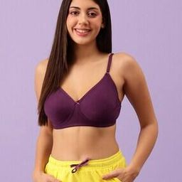 Women Solid Non-Padded Full Cup Wirefree T-Shirt Bra-picture-47