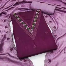 Women Floral Unstitched Dress Material-image-14