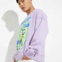 Men Graphic Print Loose Fit Sweatshirt-picture-16