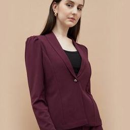 code by lifestyle Women Regular Fit Buttoned Blazer-picture-34