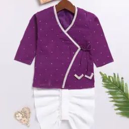Boys Embroidered Kurta Dhoti Set-image-55
