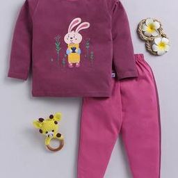 toonyport Boy Graphic Print Round-Neck T-Shirt & Pants Set-picture-39