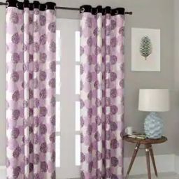 cortina eyelet curtain Set of 2  Decorative Long Door Curtains-picture-12