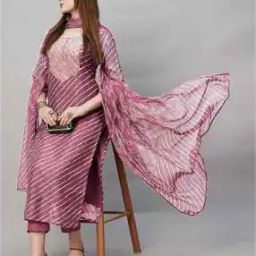 Woman Embroidery Kurta Set-image-18