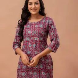 Women Floral Print Relaxed Fit Tunic-picture-5