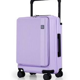 Men Striped Luggage Bags with Number lock-23
