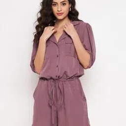 Playsuit with Flap Pockets-image-7