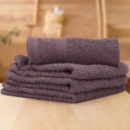 Set of 4 500 GSM Cotton Face Towels 12" x 12"-image-71