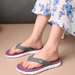 Thong-Strap Flip-Flops wit h Cushioned Footbed-7