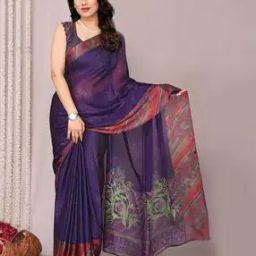 Women Saree with Blouse Piece-image-31