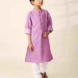 Chevron Print Long Kurta-image-11