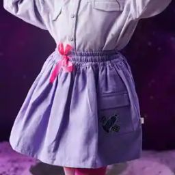 Girls Embroidered Flared Skirt-picture-15
