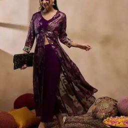 Women Paisley Woven 3-Piece Pant-Suit Set-picture-17