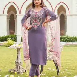 tikhi imli Women Embroidered Straight Kurta Suit Set-picture-20