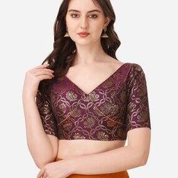 Women Back Open Blouse-image-2