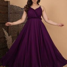 Women Georgette Long Dress-image-24