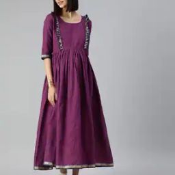Women Polka-dot Fit and Flare Dress-image-27