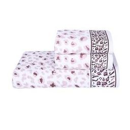Cotton Leopard Bath Towel Set of 3-image-74