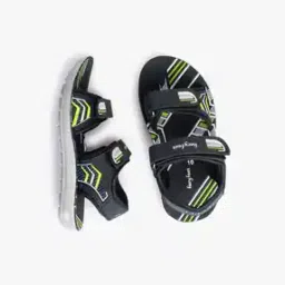 Boys Printed Sandals with Velcro Fastening-image-16