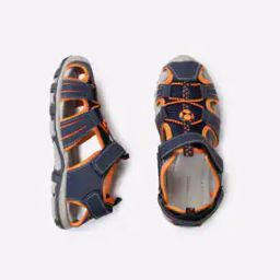 Velcro-Strap Sandals with Cutouts-image-45