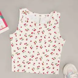 pantaloons junior Girls Graphic Print Crew-Neck Top-picture-44