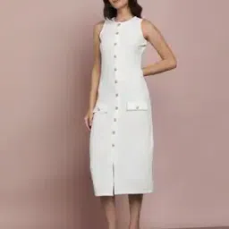 saffe Women Sleeveless Bodycon Dress-picture-3