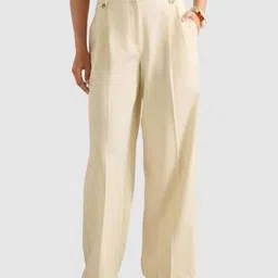forever new Women Pleat-Front Relaxed Fit Pants-picture-41