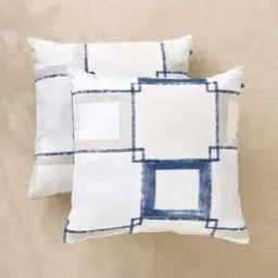 home centre Set of 2 Geometric Print Cushion 15" x 15"-picture-47
